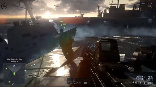 Battlefield 4 Official Angry Sea Single Player Gameplay Video -