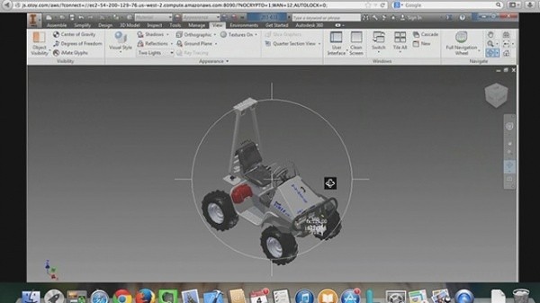 Autodesk Inventor Running in FireFox on a Mac