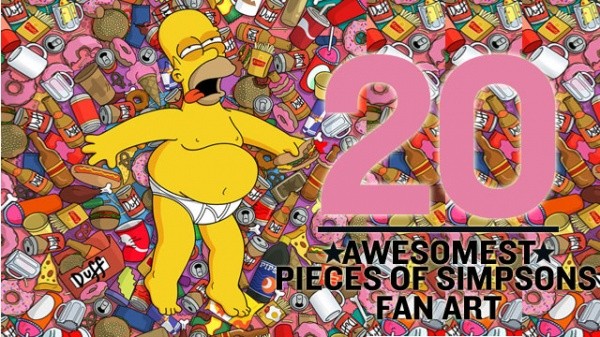 The 20 Awesomest Pieces of Simpsons Fan Art
