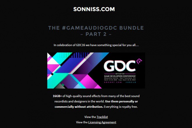 The #GameAudioGDC Bundle Part 2