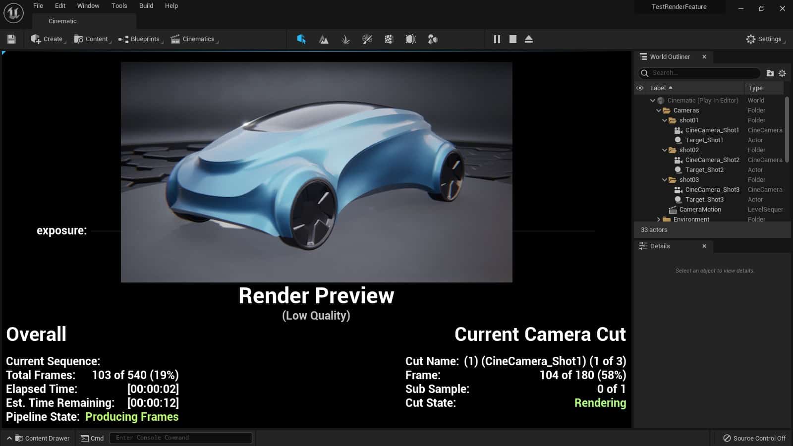 UE5 Sequence Runtime Renderer - UE5のランタイム上でシーケンスデータを連番画像ファイルに出力するサンプル ...